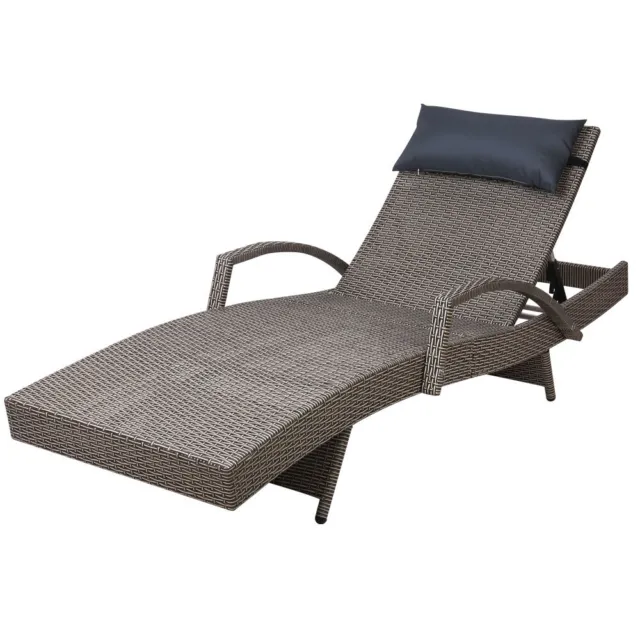 Gardeon Outdoor Sun Lounge Furniture Setting Rattan Wicker Lounger Day Bed Patio