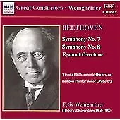 Ludwig van Beethoven : Symphonies Nos. 7 and 8 (Weingartner, Vpo, Lpo) CD