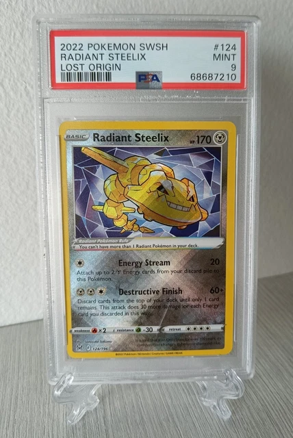 pokemon card 124 196 Radiant Steelix #124 Pokemon Lost Origin NM Whatnot: Shop, Sell, Connect