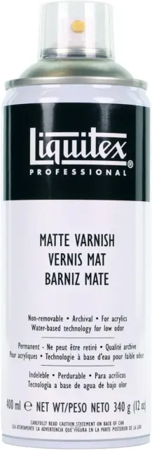 Liquitex Professional Matte Spray Varnish, 400 ml