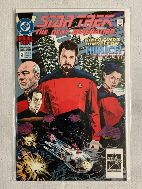 Star Trek: The Next Generation #2 ANNUAL 1991 VF+/NM DC Comics