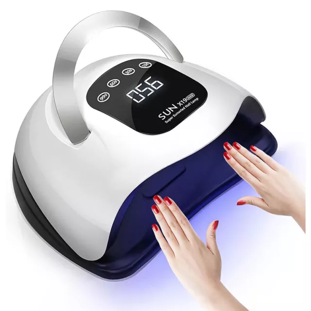 320W Nail Lamp 72LEDs UV Tool Professional Polish Dryer Gel Acrylic Curing Light