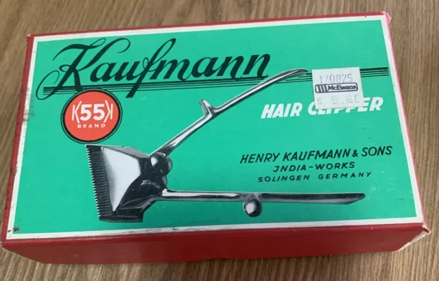 Vintage KAUFMANN hair Clippers