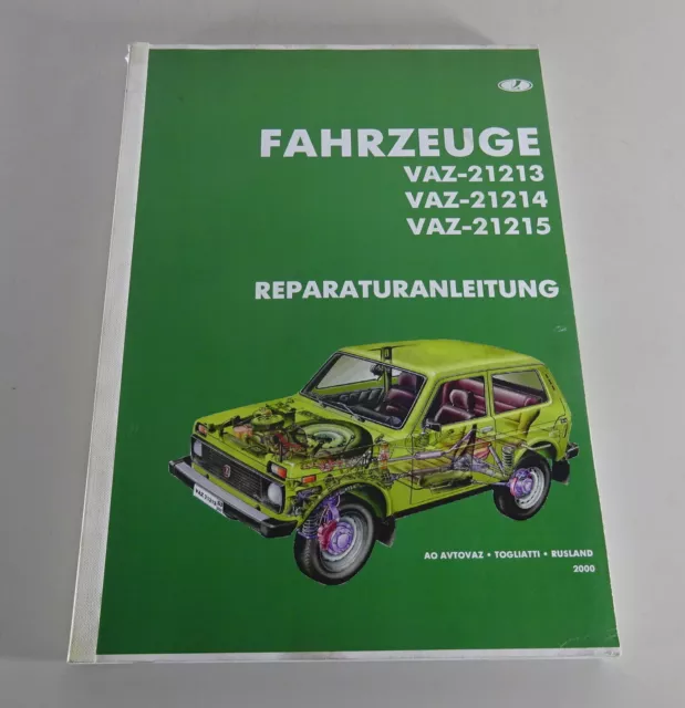 Manuel D'Atelier / Manuel de Réparation lada Niva Vaz 2121 4x4 + Diesel '10/1999