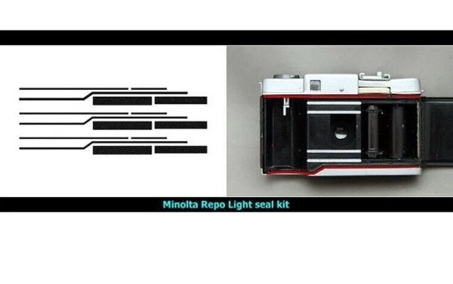 Minolta Repo Light Seal 3pcs Kit replace Sponge Film Camera Adhesive From Japan