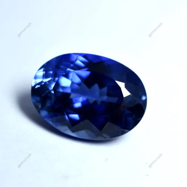 Natural Beautiful Blue Tanzanite Oval Shape 10.55 Ct CERTIFIED Loose Gemstone