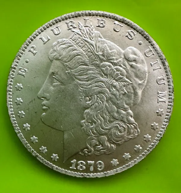 1879 S Morgan 90% Silver Dollar BU Reverse+++