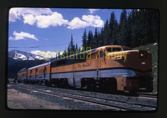 DRGW Rio Grande Alco PA1 Locomotive #6001 - Duplicate 35mm Railroad Slide