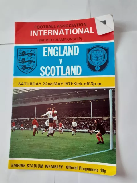 England v Scotland Home International Programme - 1971 Wembley