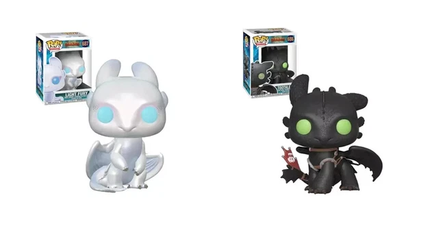 Funko Pop! Movies: How To Train Your Dragon – The Hidden World – Light Fury Diamond Edition (UK Exclusive - View #2