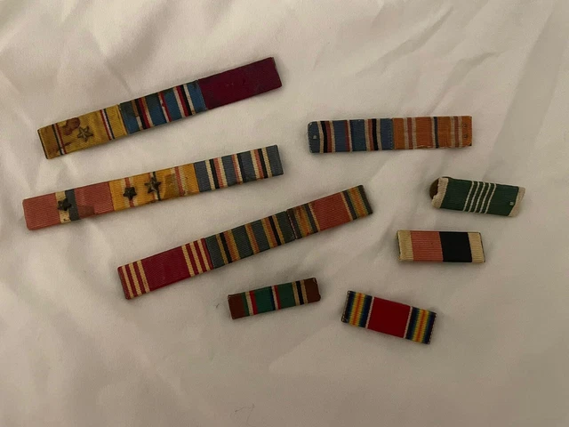 WW2 1/2 Inch Ribbons, Navy USMC
