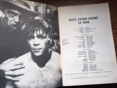 Les Nous ç Nous Font Leur Cinéma AVANT-SCÈNE CINÉMA N° 243 - Nous avons gagné ce soir - R. Wise -1980