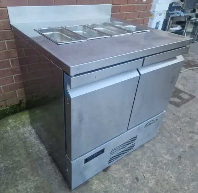 Williams Su10Ct 2 Door Counter Fridge With Saladette Top, Only £375 Plus Vat