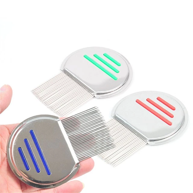 Metal Head Dense Tooth Pet Hair Comb Lice Comb Cleaning Supplies Flea Brush