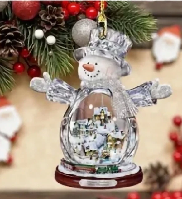 New Acrylic Snowan Ornament