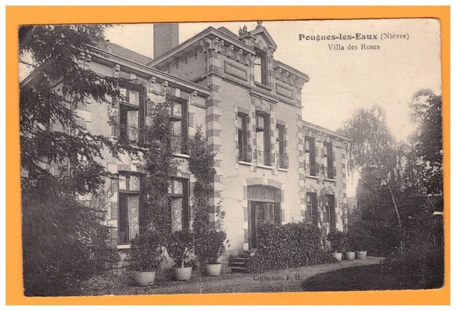 POUGUES-les-EAUX (58) MANOR / VILLA DES ROSES early 1900