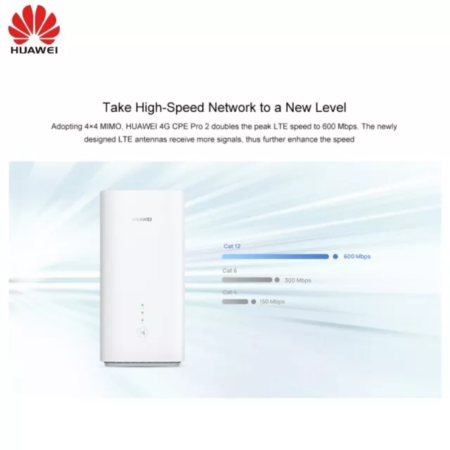 Huawei B628-265 4G CPE Pro 2 4G WiFi Router with Sim Card Modem Router Unlocked