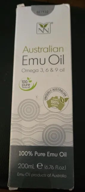 NIB Organic Pharmaceutical 100% Pure Emu Oil | Free Range Aboriginal Omega 3,6,9