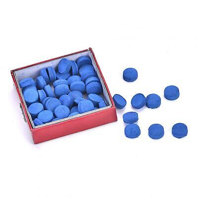 blu Quesuc 20 pezzi di ricambio punte per stecca da biliardo da 13 mm con scatola per stecca da biliardo e da biliardo 