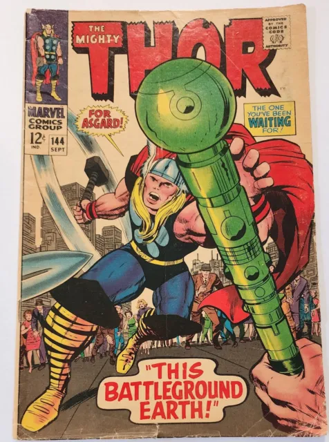 The Mighty Thor Marvel Comic #144 1967