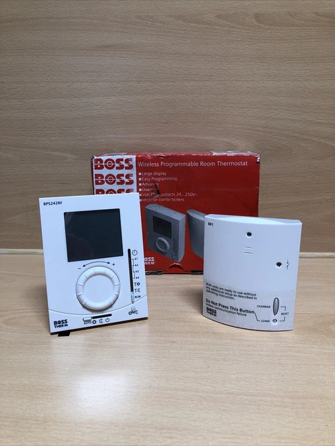 BOSS WIRELESS DIGITAL Room Thermostat BRTRF With BR1 Receiver(GH) £14.60 -  PicClick UK