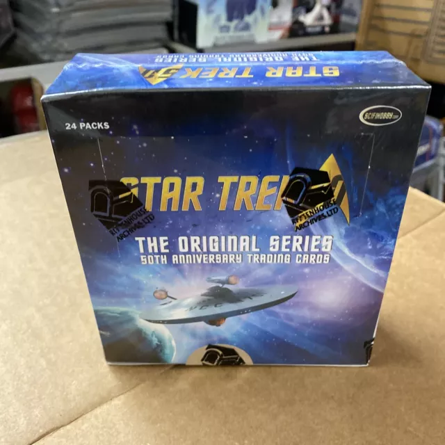 Star Trek The Original Series 50th Anniversary Box 24ct Factory Sealed