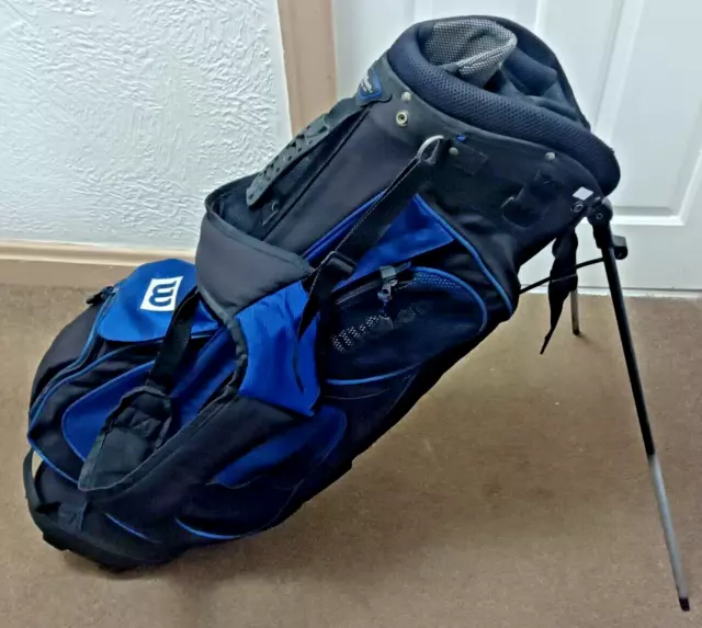 Wilson Lightweight Carry/Stand Bag - 7 Dividers - 6  Pockets -  Shoulder Strap