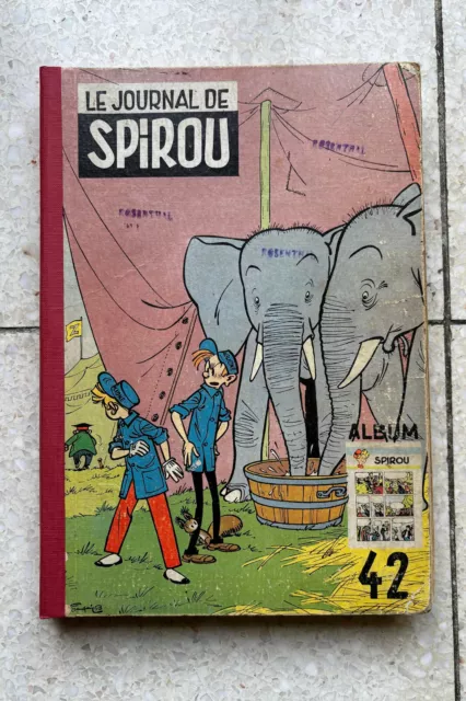 recueil album reliure du le journal de spirou 42 TBE