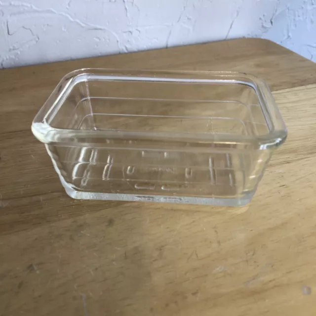 Vtg Betty Jane’s 1940's Little Princess Glasbake Mini 3 x 4.5 Loaf Pan #025