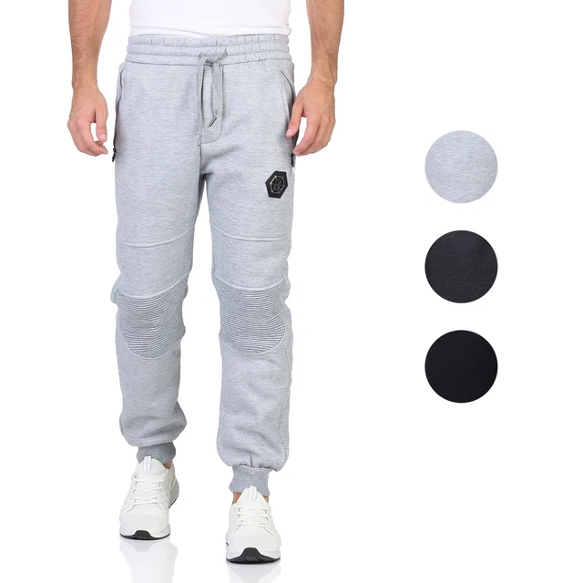 Herren Jogginghose Winter Gefüttert - Warme Fleece Trainingshose Mit Taschen - Sweatpants Thermohose