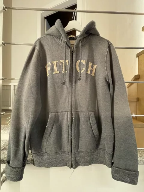 FELPA CON CAPPUCCIO Zip Abercrombie Fitch EUR 50 00 PicClick IT