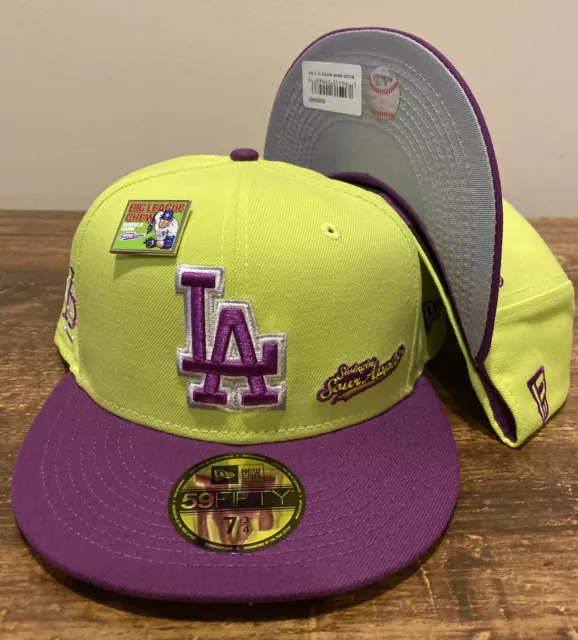 Atlanta Braves New Era MLB x Big League Chew Swingin' Sour Apple Flavor  Pack 59FIFTY Fitted Hat - Green/Purple