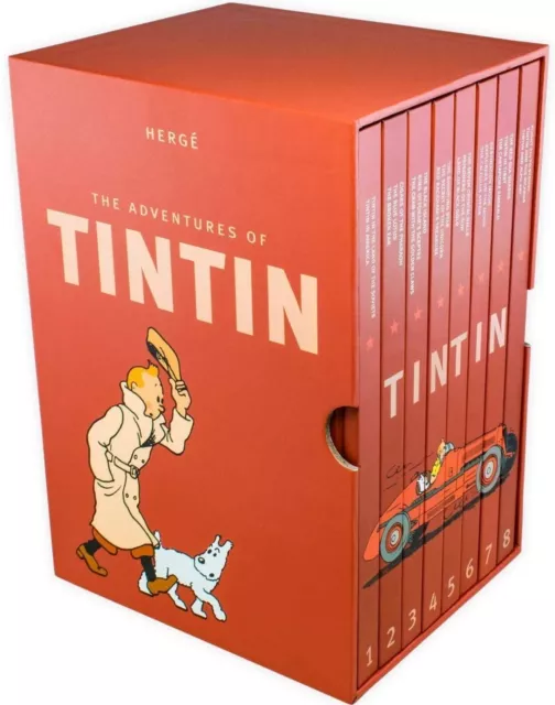The Adventures of Tintin by Hergé: Compact Edition 8 Books - Ages 7+ - Hardback