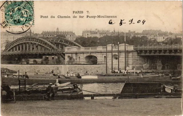 CPA PARIS 16e-Pont du Chemin de fer Passy Moulineaux (326293)