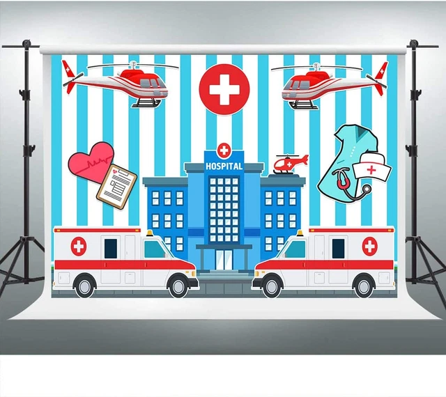 Doctor Nurse Party Background Nurse Graduation Backdrop Nurse'S Day Nursing Scho