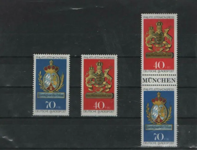 Mi.-Nr. 2 x 766 - 67 Blockmarken aus Block 9 (99)
