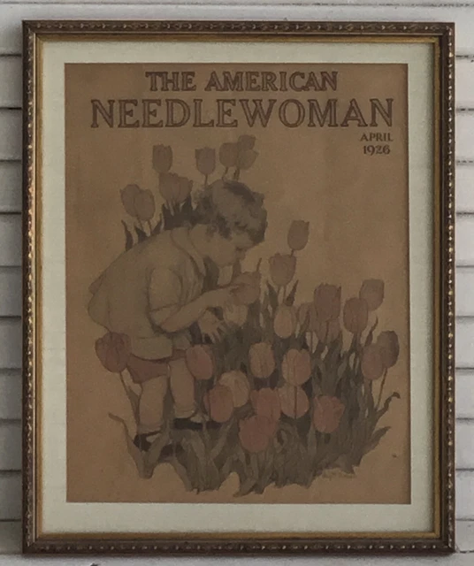Collectibl;e AMERICAN NEEDLE WOMAN Magazine Vintage - from 1926