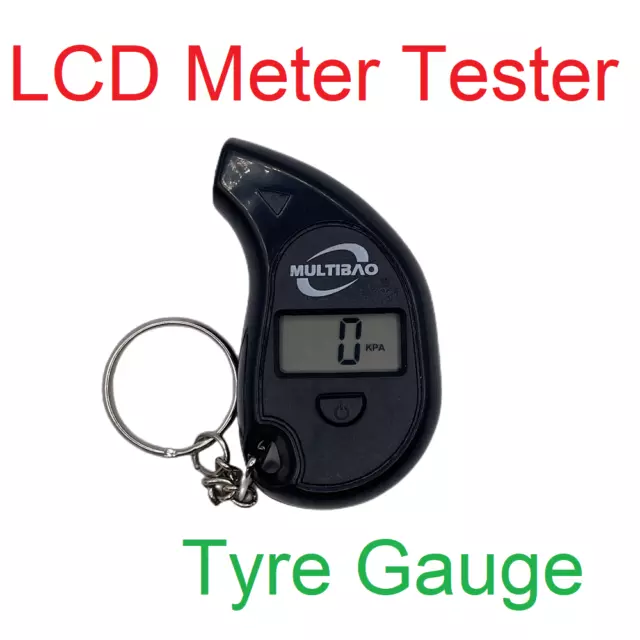 Tire Air Pressure Guage Digital Auto LCD Meter Tester Tyre Gauge for Car Bike