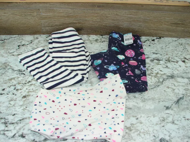 Toddler girls legging lot, size 3t 1 Each Old Navy ,Toughskins, and Okie Dokie