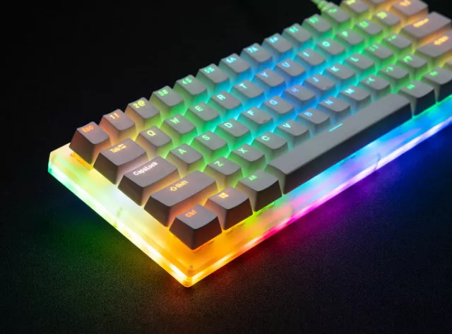 K61 60% Mini Gaming Mechanical Keyboard USB-C RGB Backlit Gateron Hot Swap HS