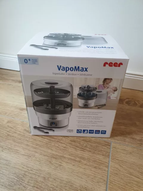 Reer VapoMax Baby Flaschen Desinfektion Wasserdampf Vaporisator Sterilisator