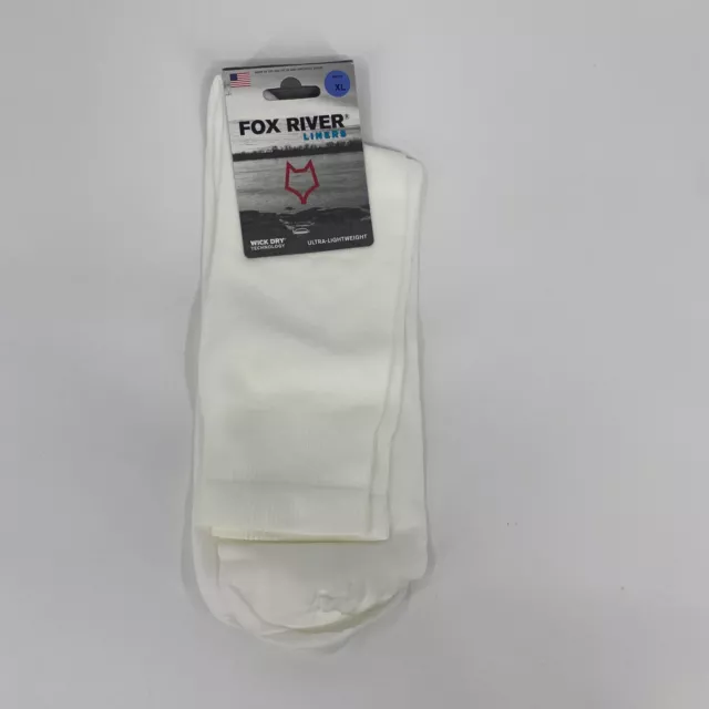 Fox River Mens 1 Pair Wick Dry Technology Ultra-Lightweight Liners Size XL