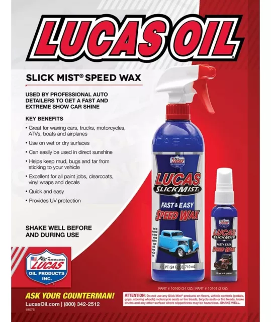 Lucas Slick Mist Fast & Easy Speed Wax 710ml - 10160 3