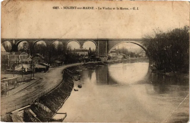 CPA AK NOGENT-sur-MARNE - The Viaduct and the Marne (659419)