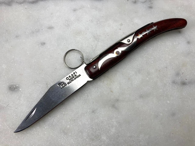 Ancien Couteau Okapi "Stars&Moon" Palme Tbe Vintage Knife South Africa