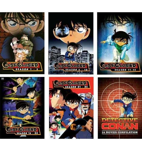 ANIME DVD DETECTIVE Conan Case Closed (Season 125 + 31 Movies) English