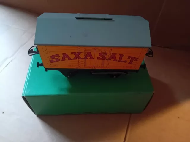 Hornby O Gauge  No 50 Saxa Salt Wagon  - Boxed