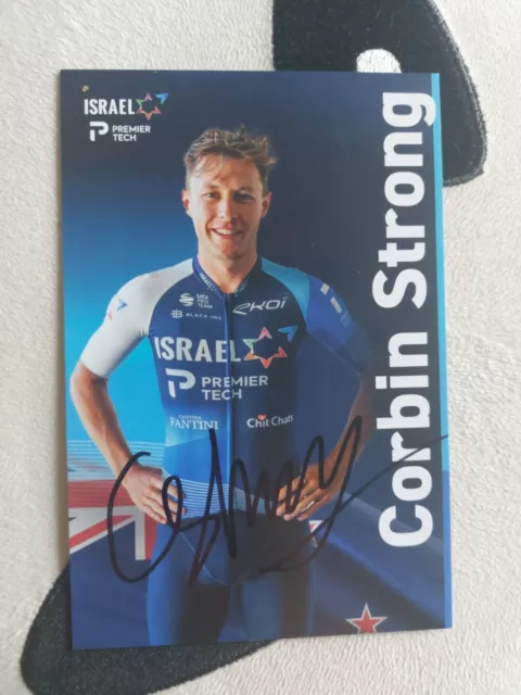 CYCLISME CICLISMO CYCLING WIELRENNEN CARTES CP 2024 Israel Signée Strong