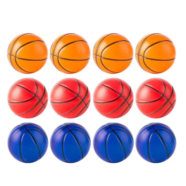 12 pz palla da basket a mano morbida elastica per alleviare lo stress bambino piccolo M5R2