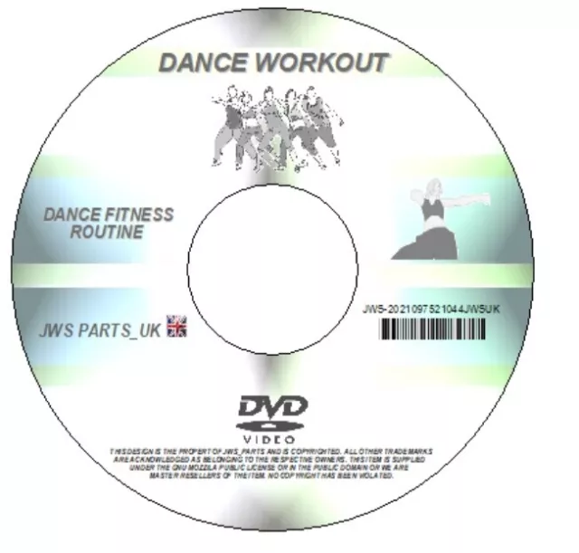 DANCE FITNESS WORKOUT DVD - FIT ZUMBA FUN WEIGHTLOSS EXERCISE uk